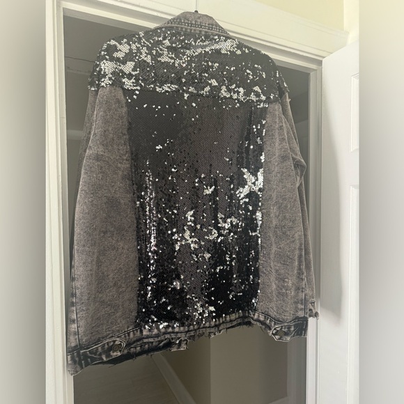 L&B Sequins Denim Jacket - Picture 4 of 4